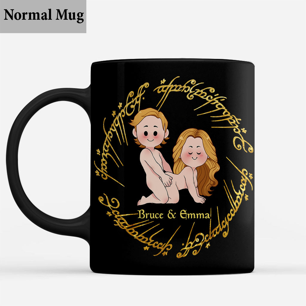 My Butt Is My Precious - Personalized Couple Mug
