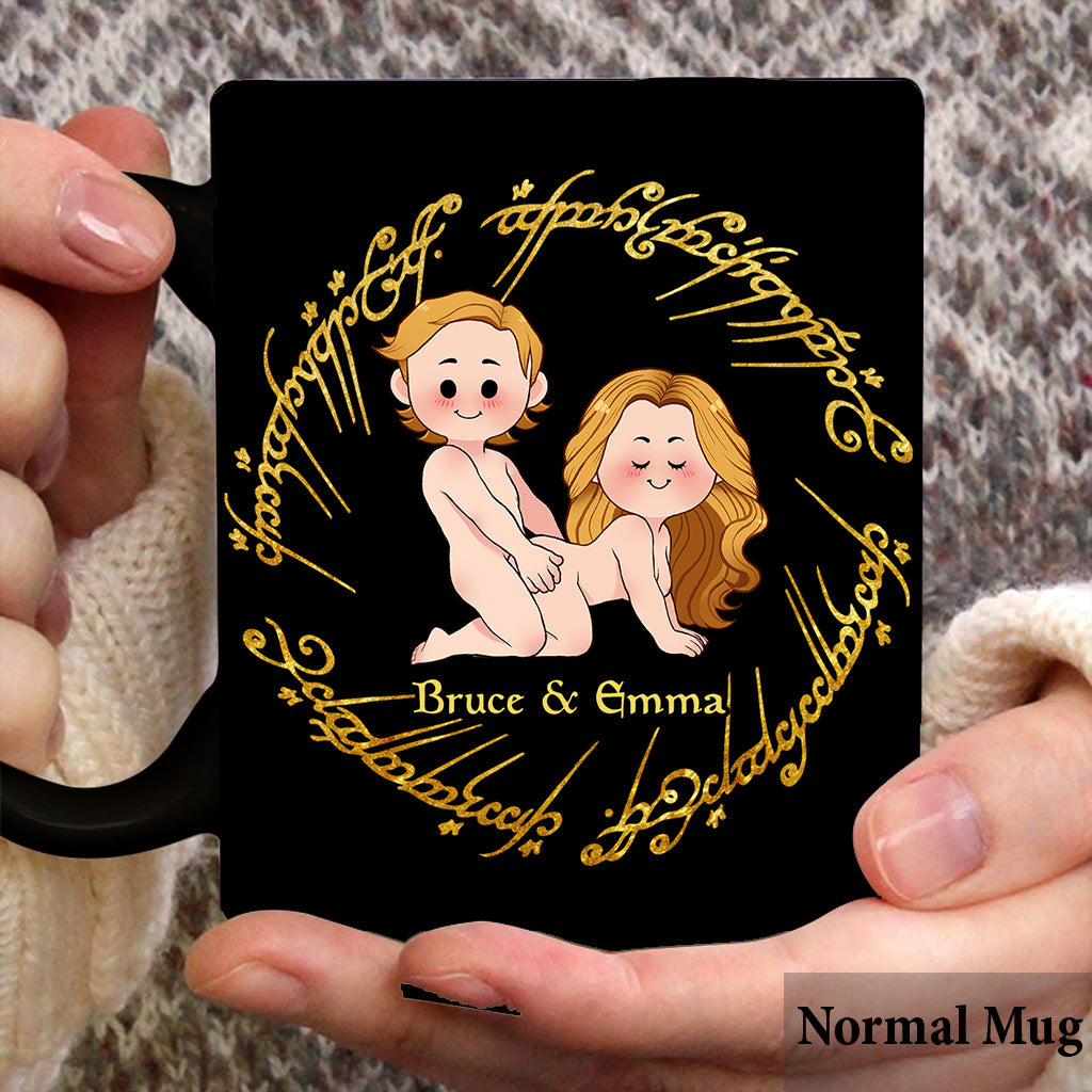 My Butt Is My Precious - Personalized Couple Mug
