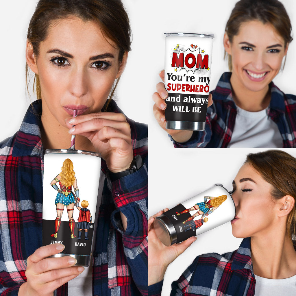 Mom/Dad You're My Super Hero - Personalized Mother Tumbler