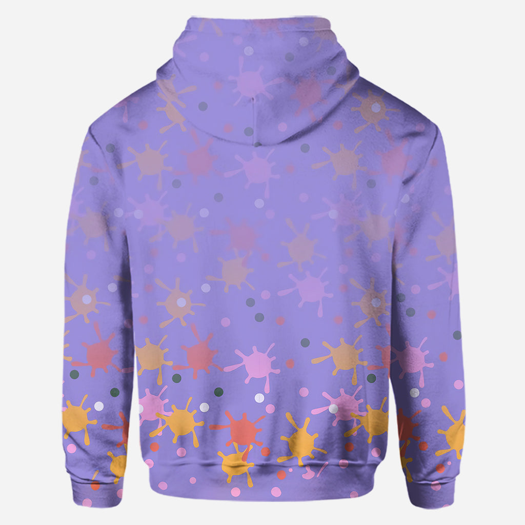 Just A Mama Raising Her Kids - Personalized 90's Cartoon Hoodie and Leggings