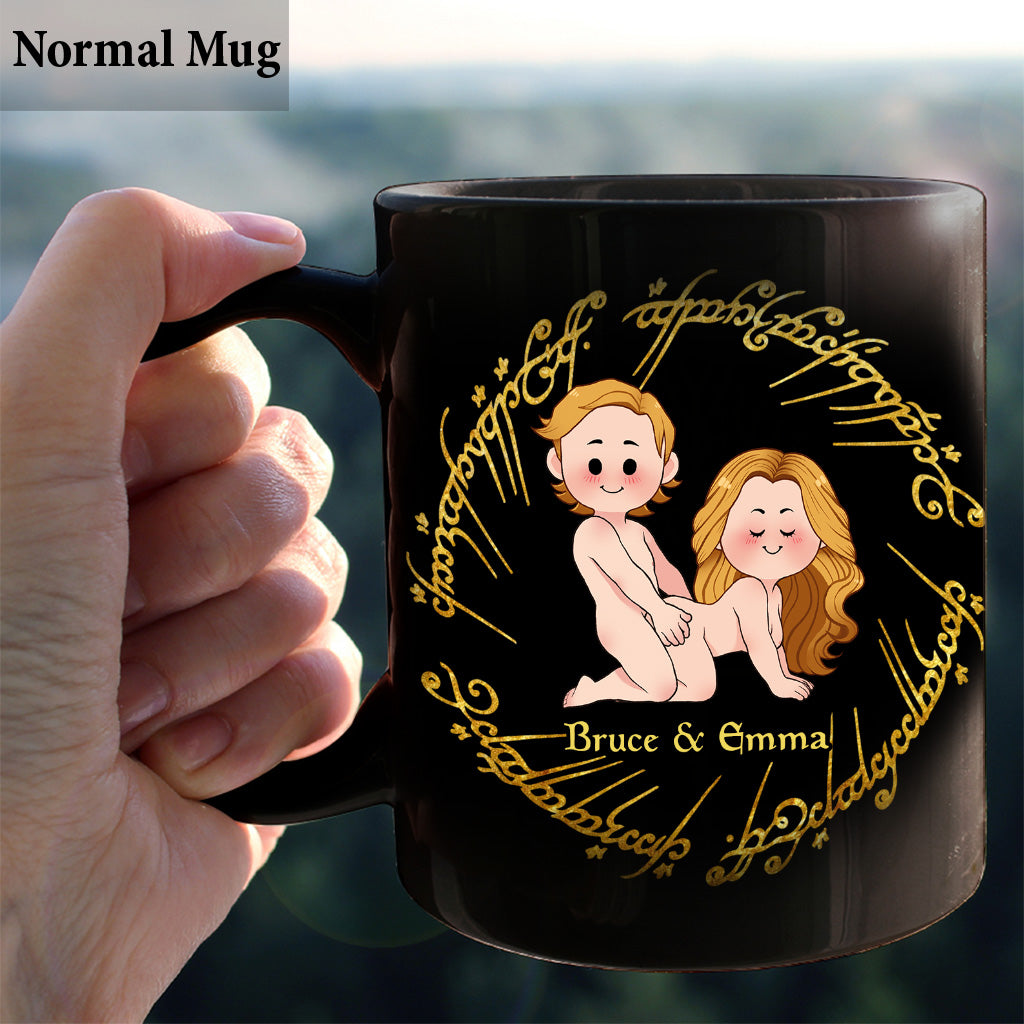 My Butt Is My Precious - Personalized Couple Mug