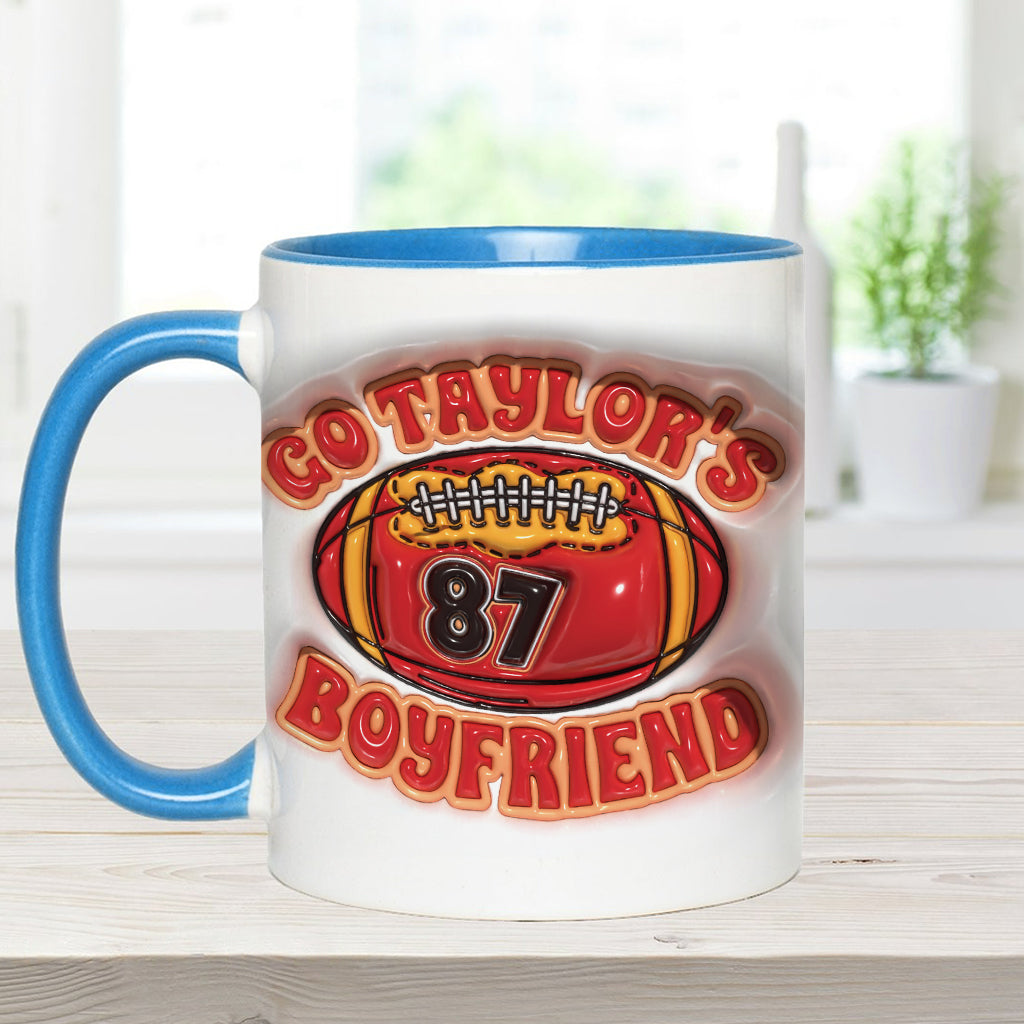 Karma Is The Guy Inflated - Tay-tay Lover Accent Mug