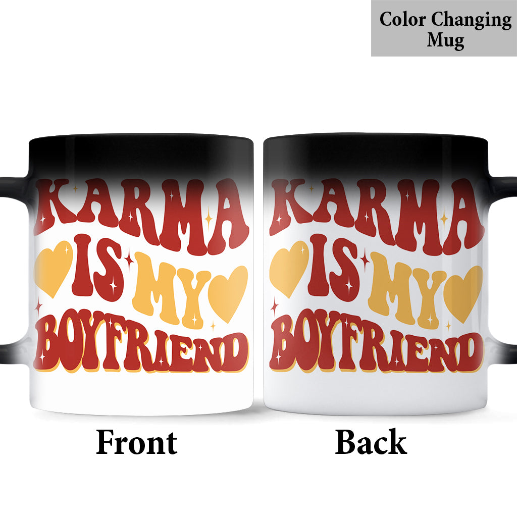 Karma Is My Bf Gf - Personalized Tay-tay Lover Mug
