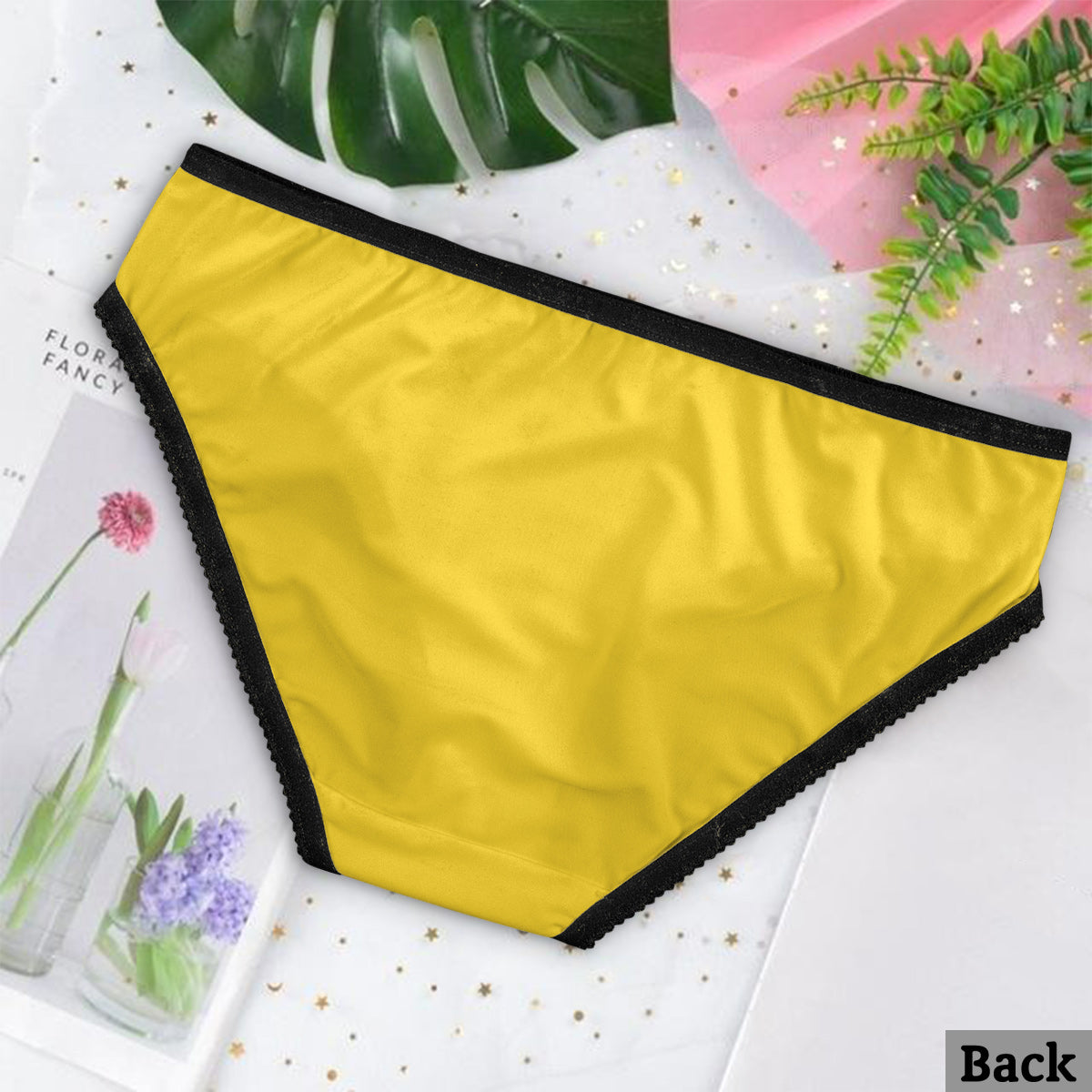 Fill Me Up - Personalized Couple Lace Border Women Briefs