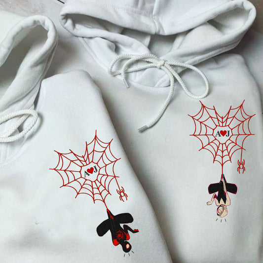 Love You In Every Multiverse - Personalized Couple Embroidered Hoodie