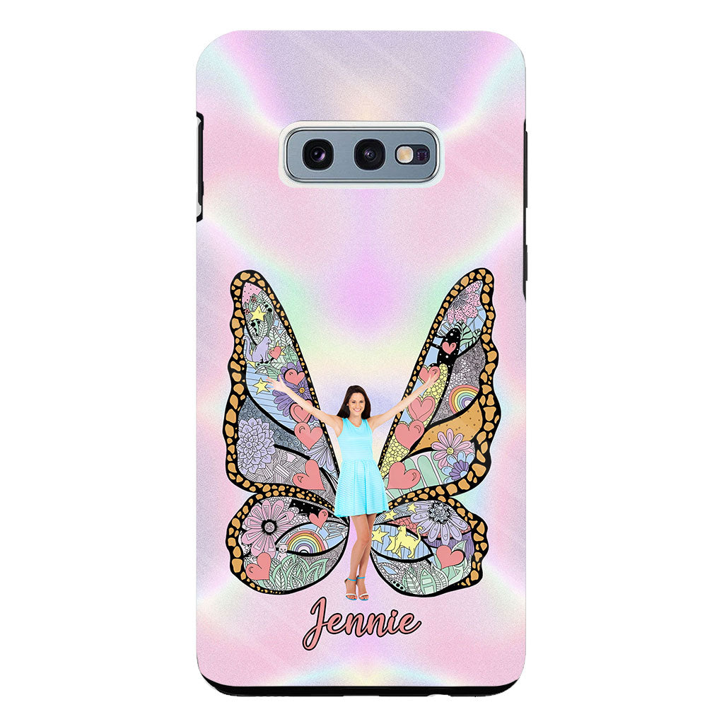 Custom Photo Butterfly - Personalized Clear Phone Case