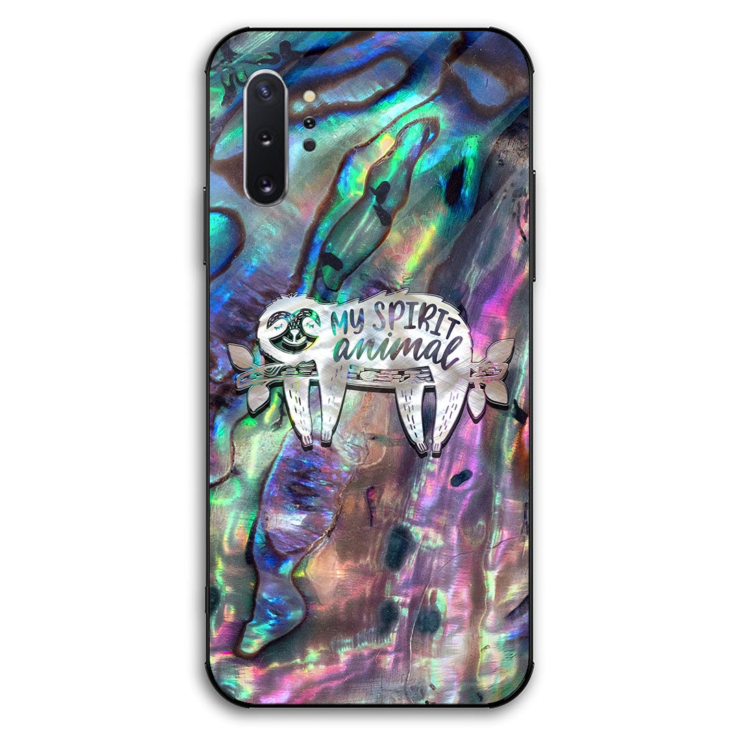 My Spirit Animal - Sloth Seashell Pattern Print Phone Case