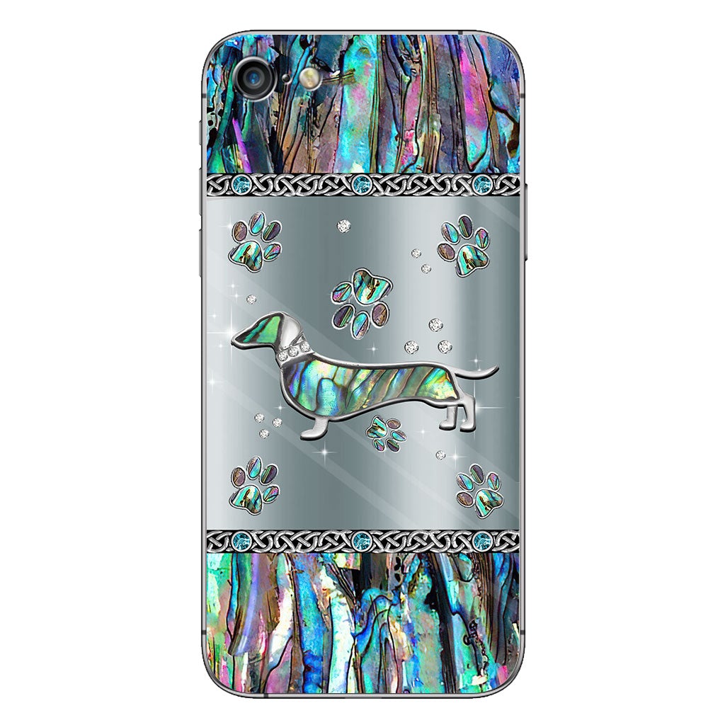 Love Dawg - Personalized Dachshund Phone Case With 3D Pattern Print