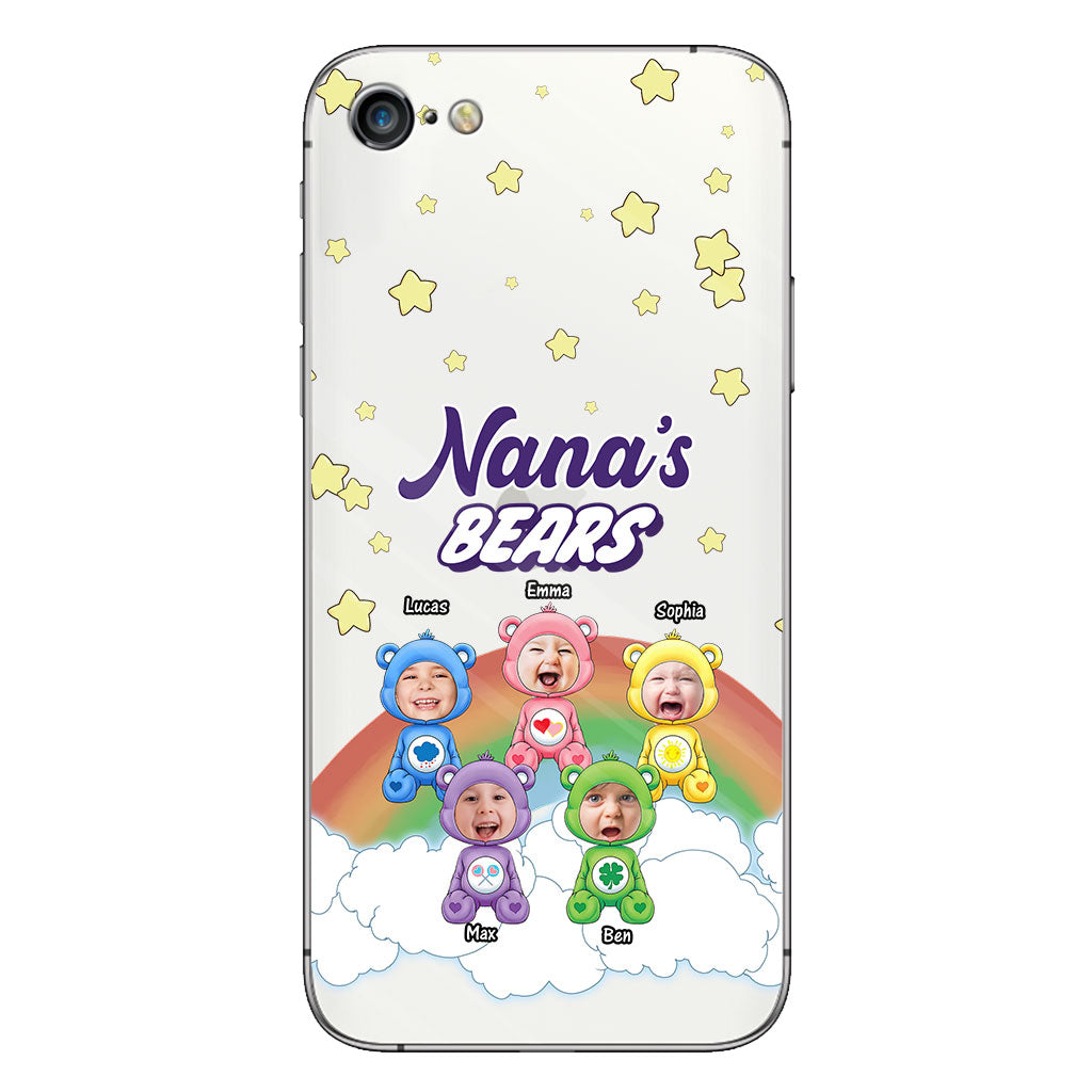 Mama's Bears - Personalized Mother Clear Phone Case