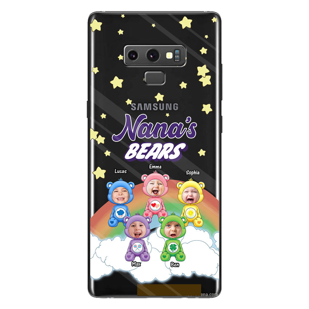 Mama's Bears - Personalized Mother Clear Phone Case
