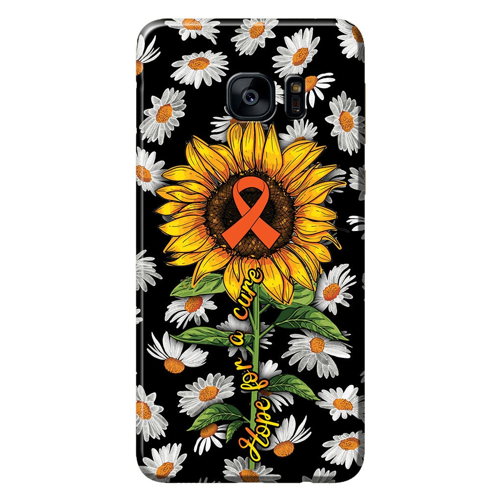 Hope For A Cure  - Multiple Sclerosis Awareness Phone Case 092021
