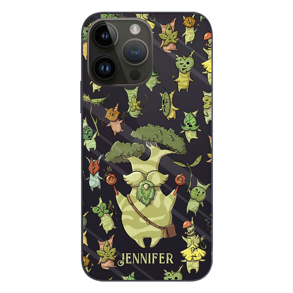 Funny Green Tree - Personalized The Adventurer Clear Phone Case